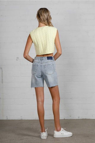 HIGH RISE BERMUDA SHORTS