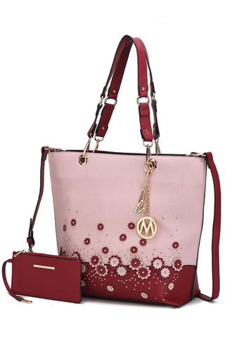 MKF Petra Tote Bag with Wristlet by Mia K