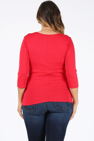 Plus Size waist tie top