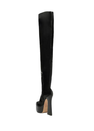 Schutz Dolores Stretch Black Boots