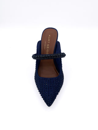 Kurk Geiger London Duke Drench Blue Fabric Occasion