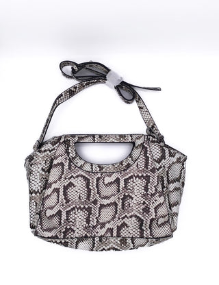 INC GIIGI Vanilla Python Embossed Bag